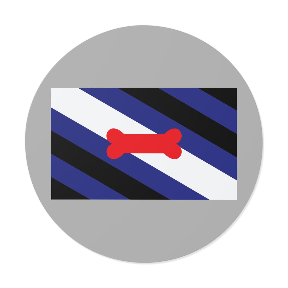 Puppy Pride Flag Vinyl Sticker