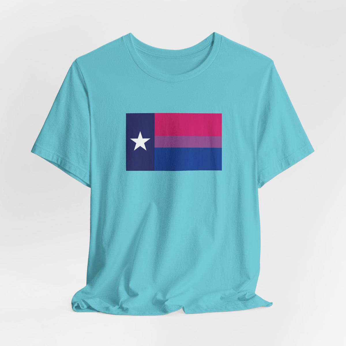 Texas Bisexual Pride Flag T-shirt, Several Color Options