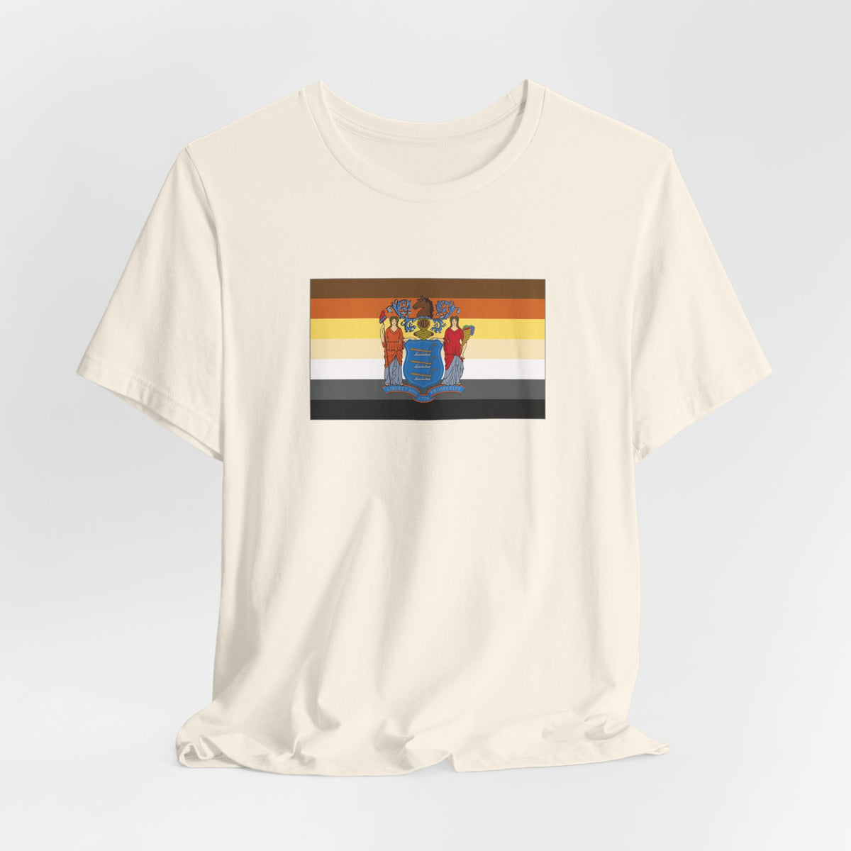 New Jersey Bear Pride Flag T-shirt, Several Color Options