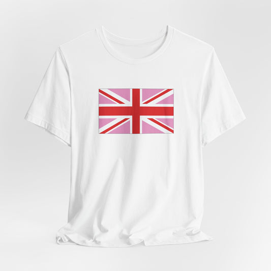 United Kingdom Pink Pride Flag T-shirt, Several Color Options