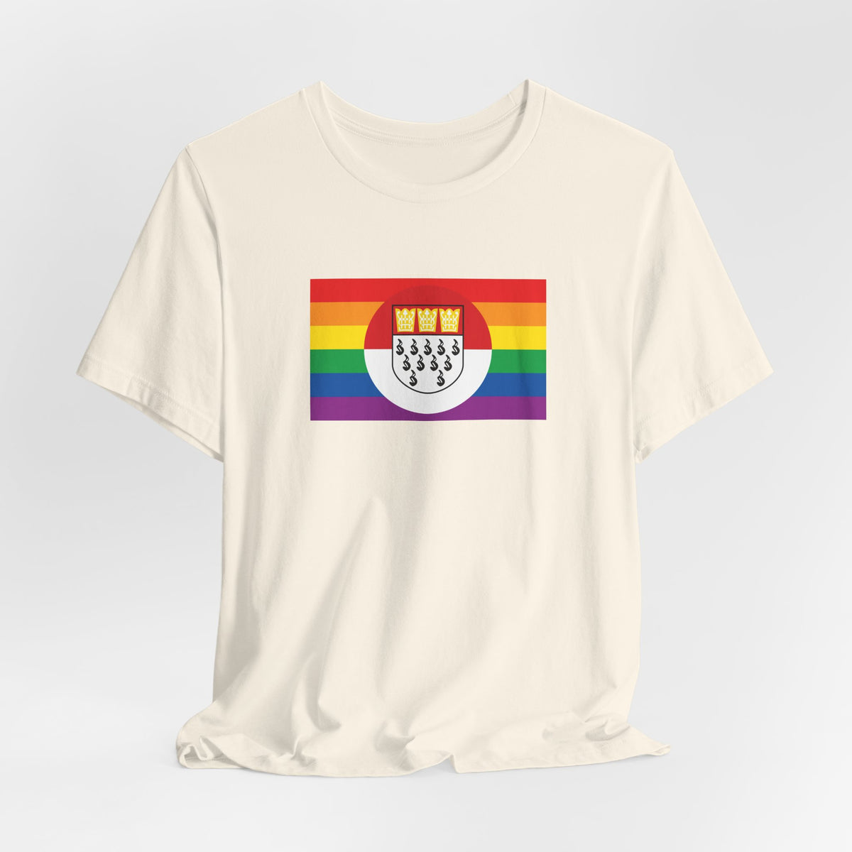 Cologne, Germany Rainbow Pride Flag T-shirt, Several Color Options