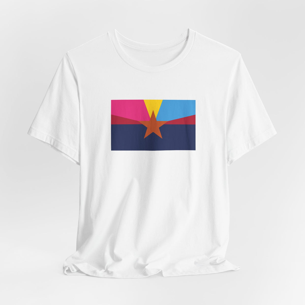 Arizona Pansexual Pride Flag T-shirt, Several Color Options