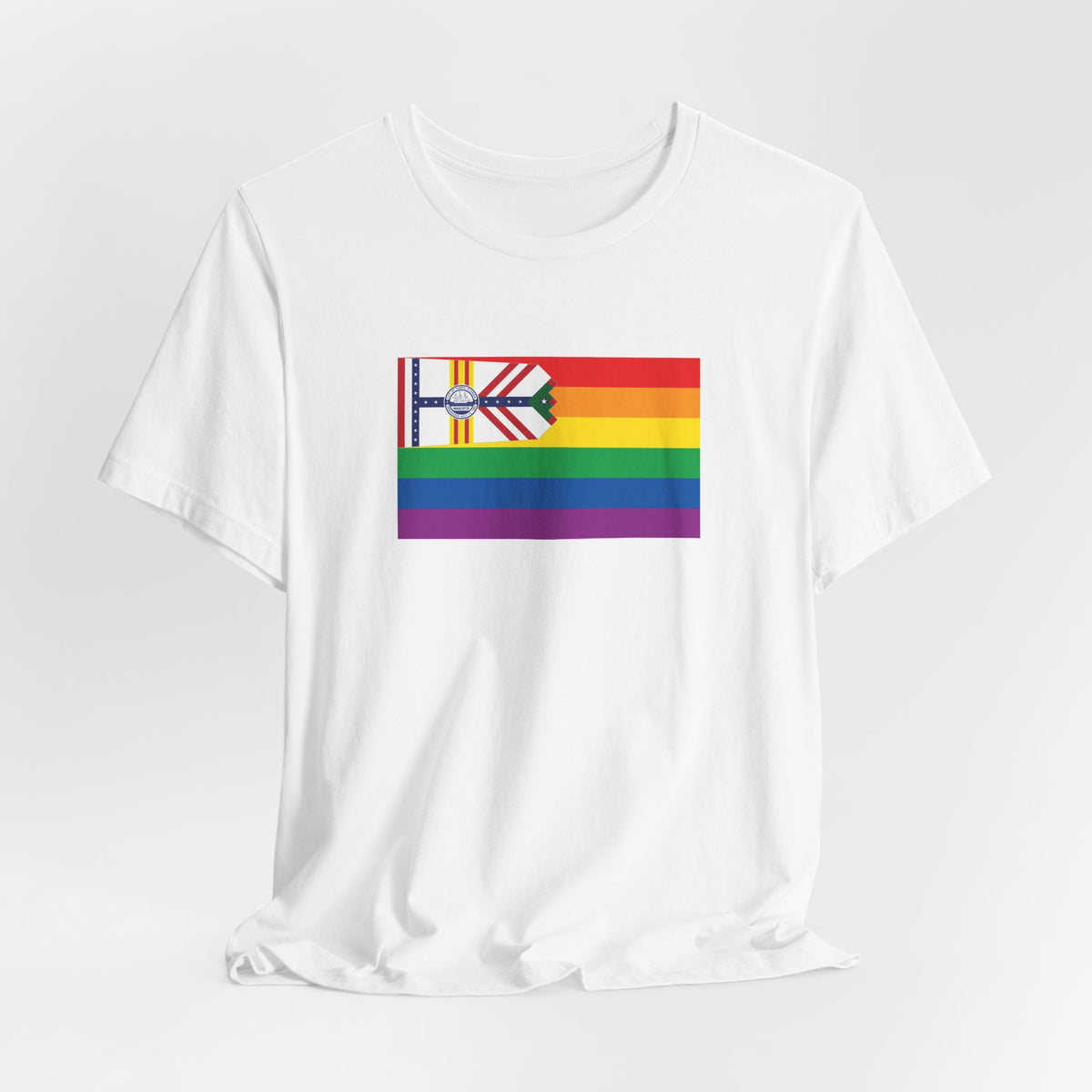 Tampa, Florida Rainbow Pride Flag T-shirt, Several Color Options