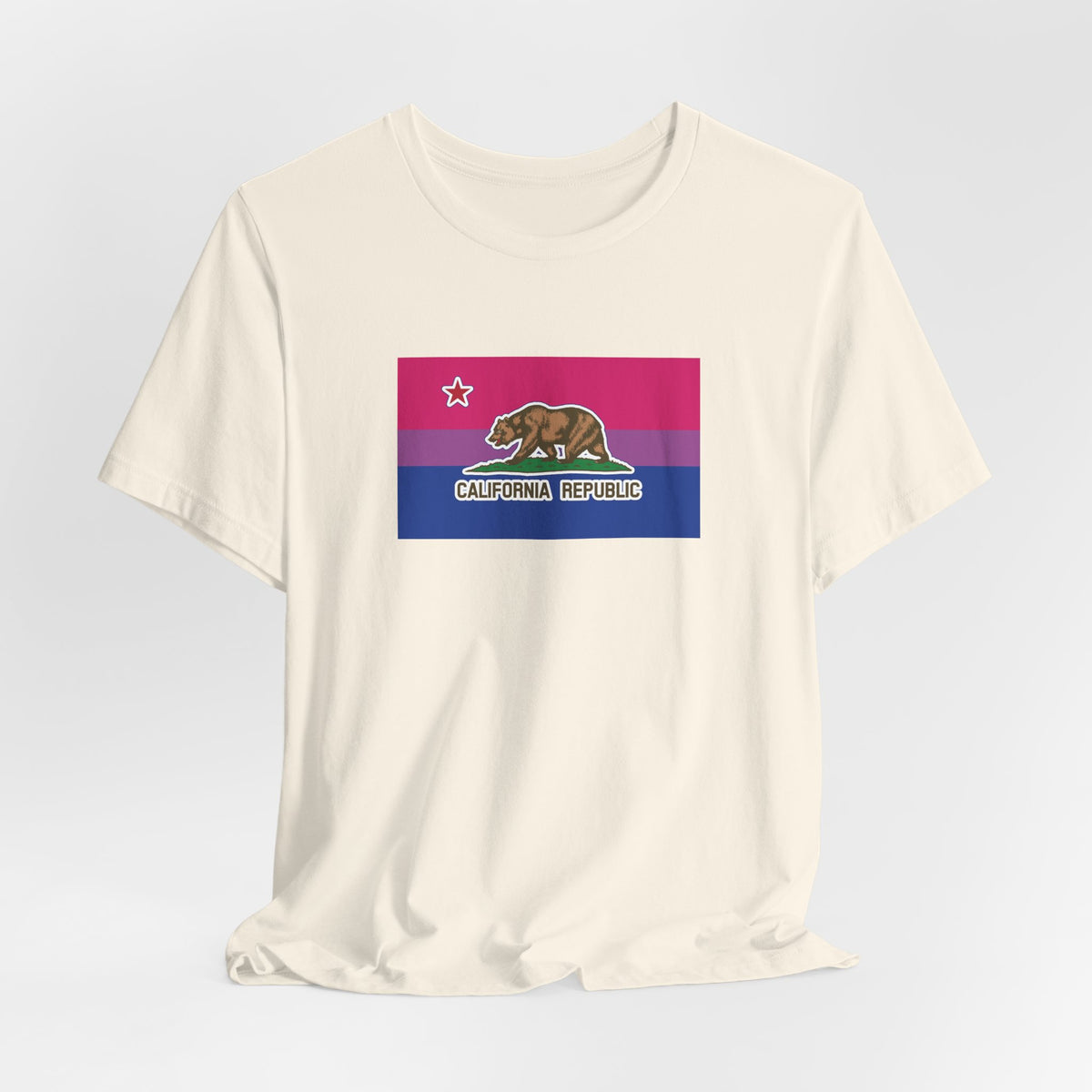 California Bisexual Pride Flag T-shirt, Several Color Options