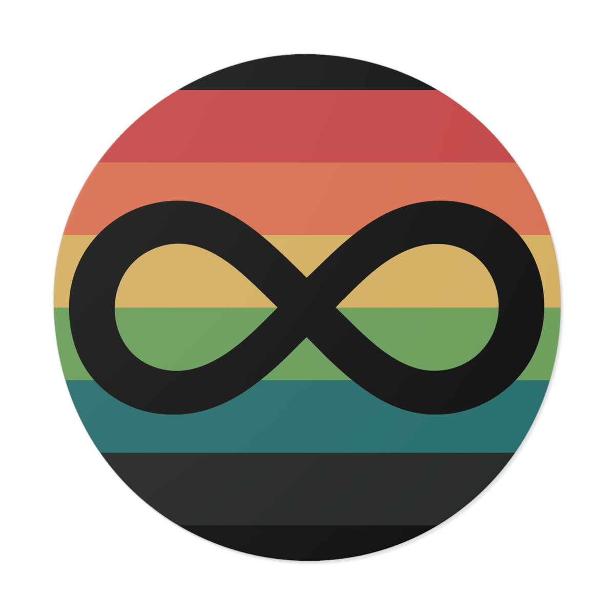 Autistic-Specific Pride Flag Vinyl Sticker