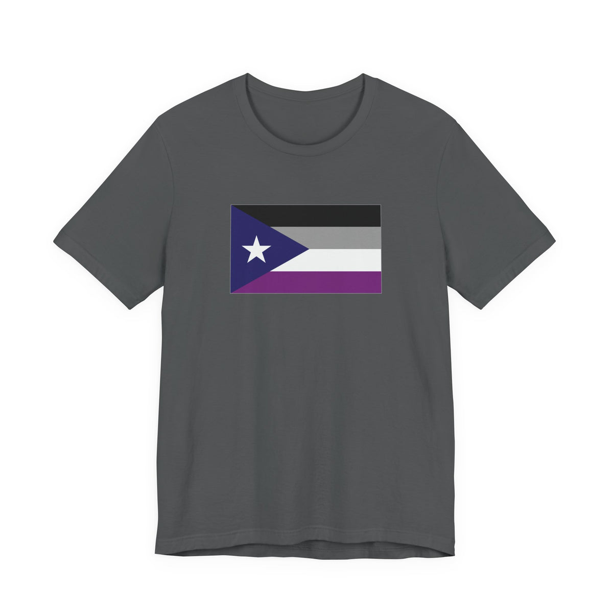Puerto Rico Asexual Pride Flag T-shirt, Several Color Options
