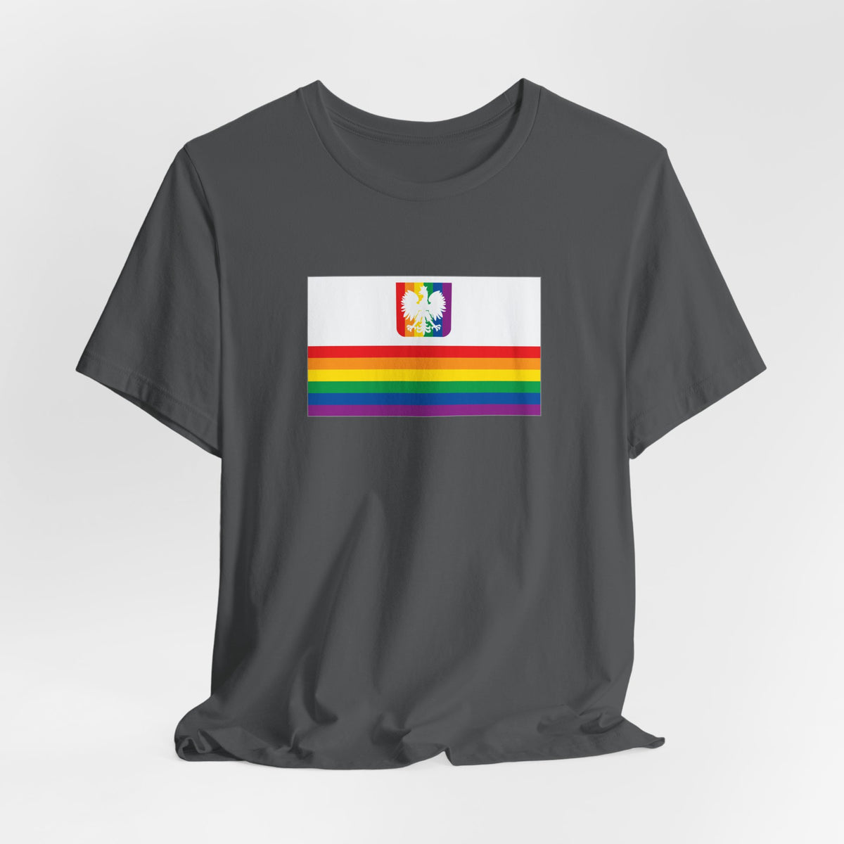 Poland Rainbow Pride Flag T-shirt, Several Color Options