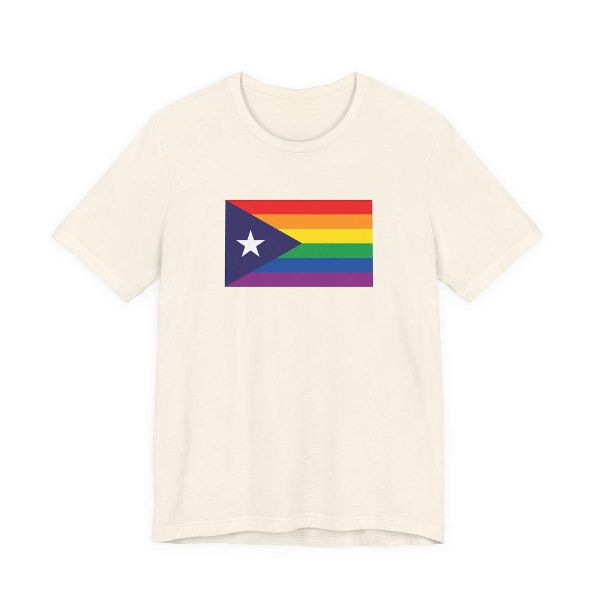 Puerto Rico Rainbow Pride Flag T-shirt, Several Color Options