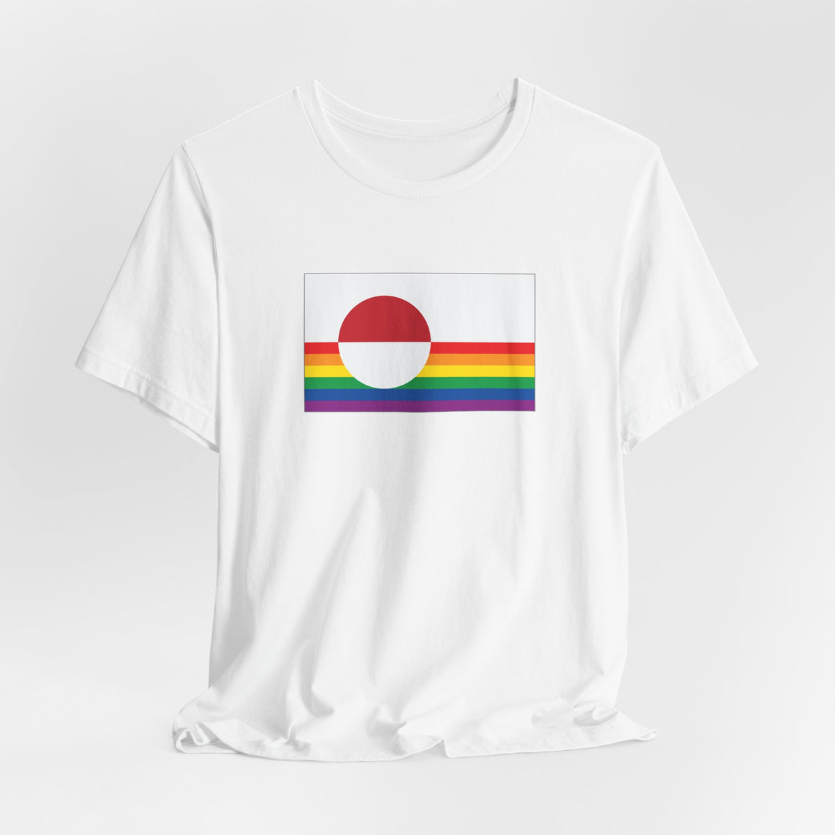 Greenland Rainbow Pride Flag T-shirt, Several Color Options