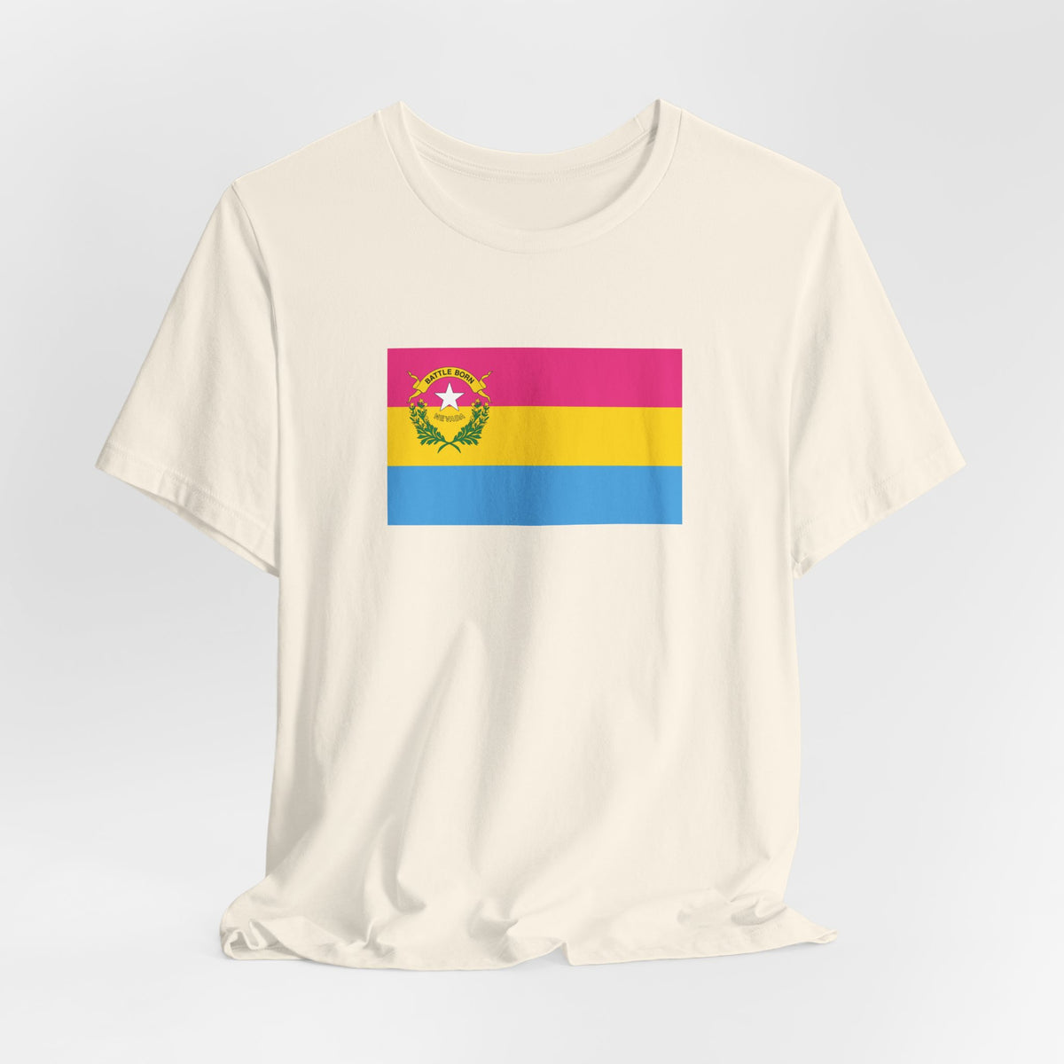 Nevada Pansexual Pride Flag T-shirt, Several Color Options