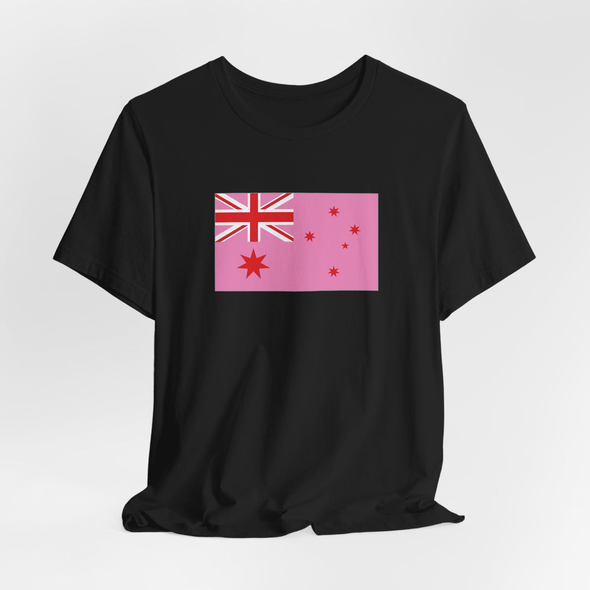 Australia Pink Pride Flag T-shirt, Several Color Options