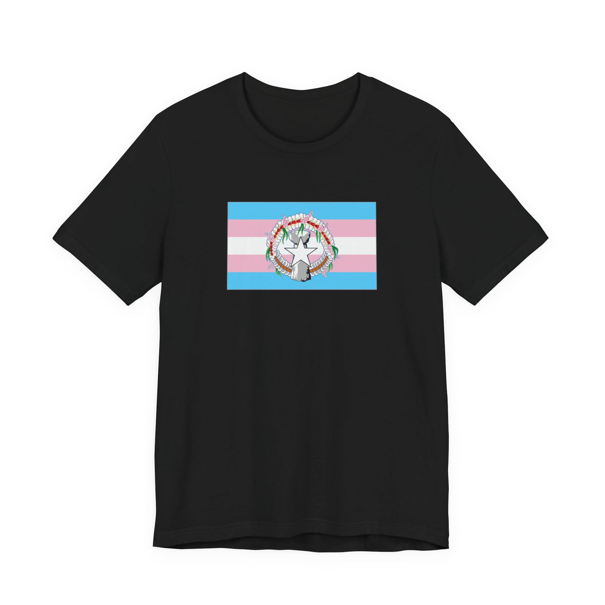 Northern Mariana Islands Transgender Pride Flag T-shirt, Several Color Options