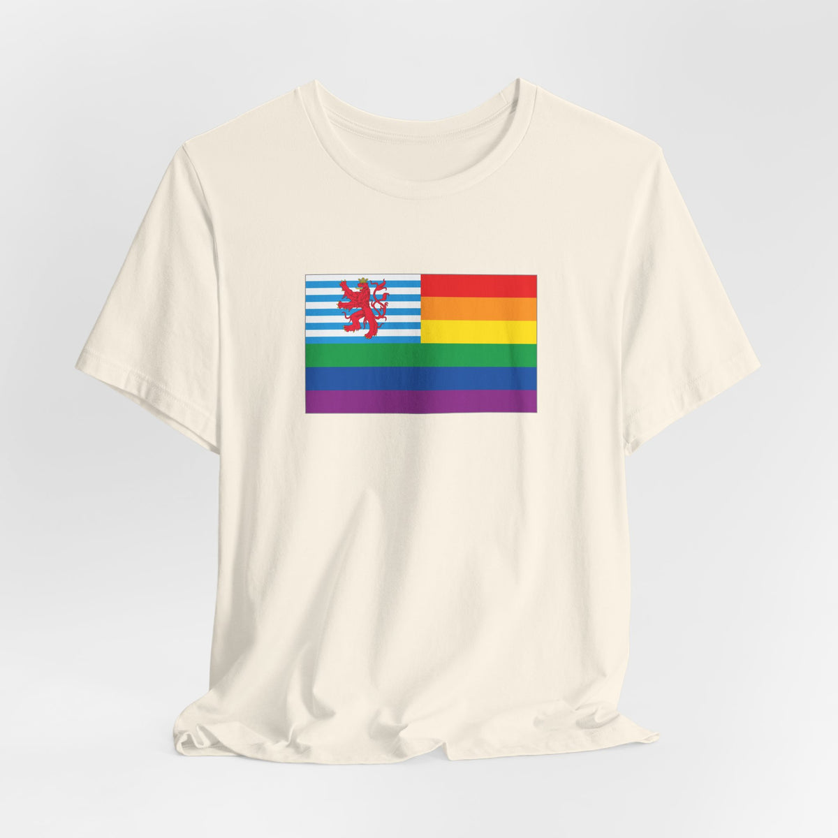 Luxembourg Rainbow Pride Flag T-shirt, Several Color Options