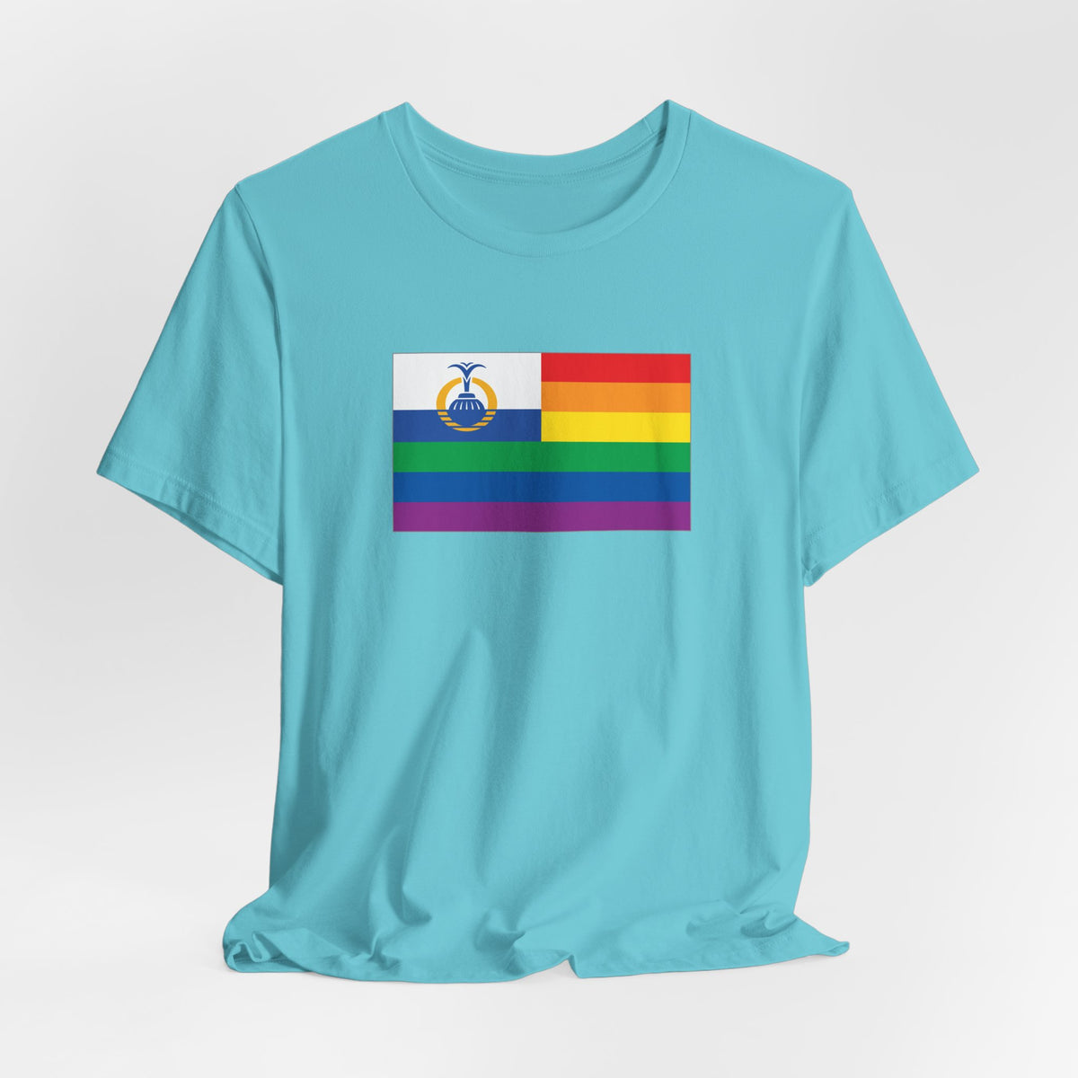 Orlando, Florida Rainbow Pride Flag T-shirt, Several Color Options