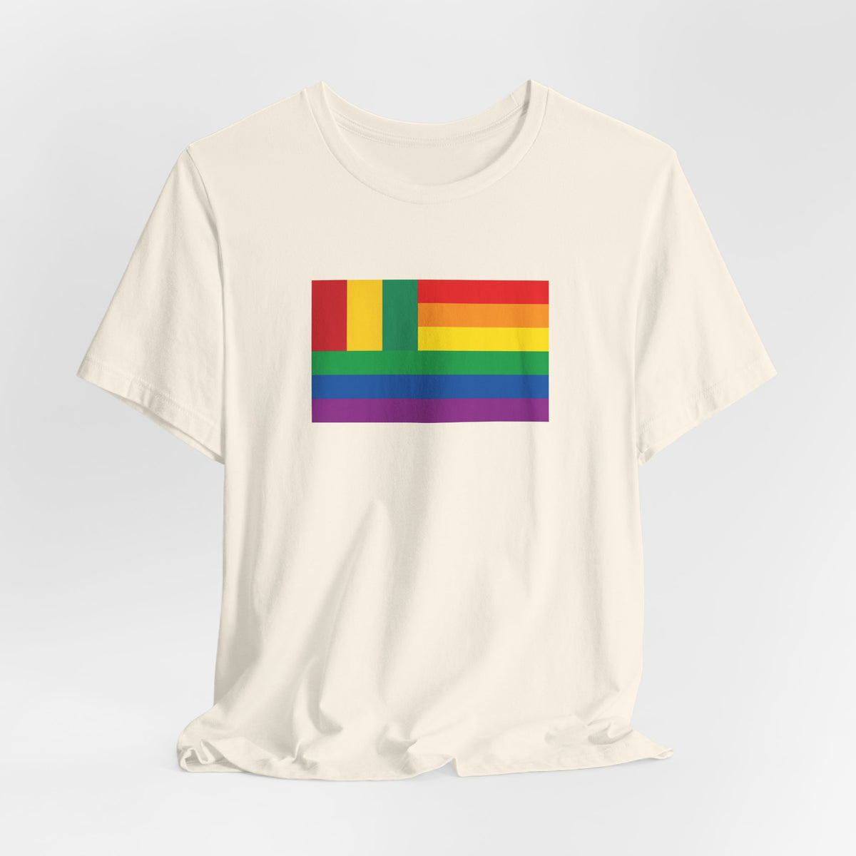 Guinea Rainbow Pride Flag T-shirt, Several Color Options