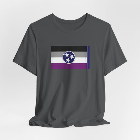 Tennessee Asexual Pride Flag T-shirt, Several Color Options