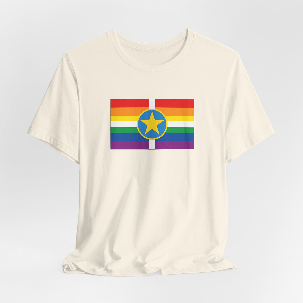 Jackson, Mississippi Rainbow Pride Flag T-shirt, Several Color Options