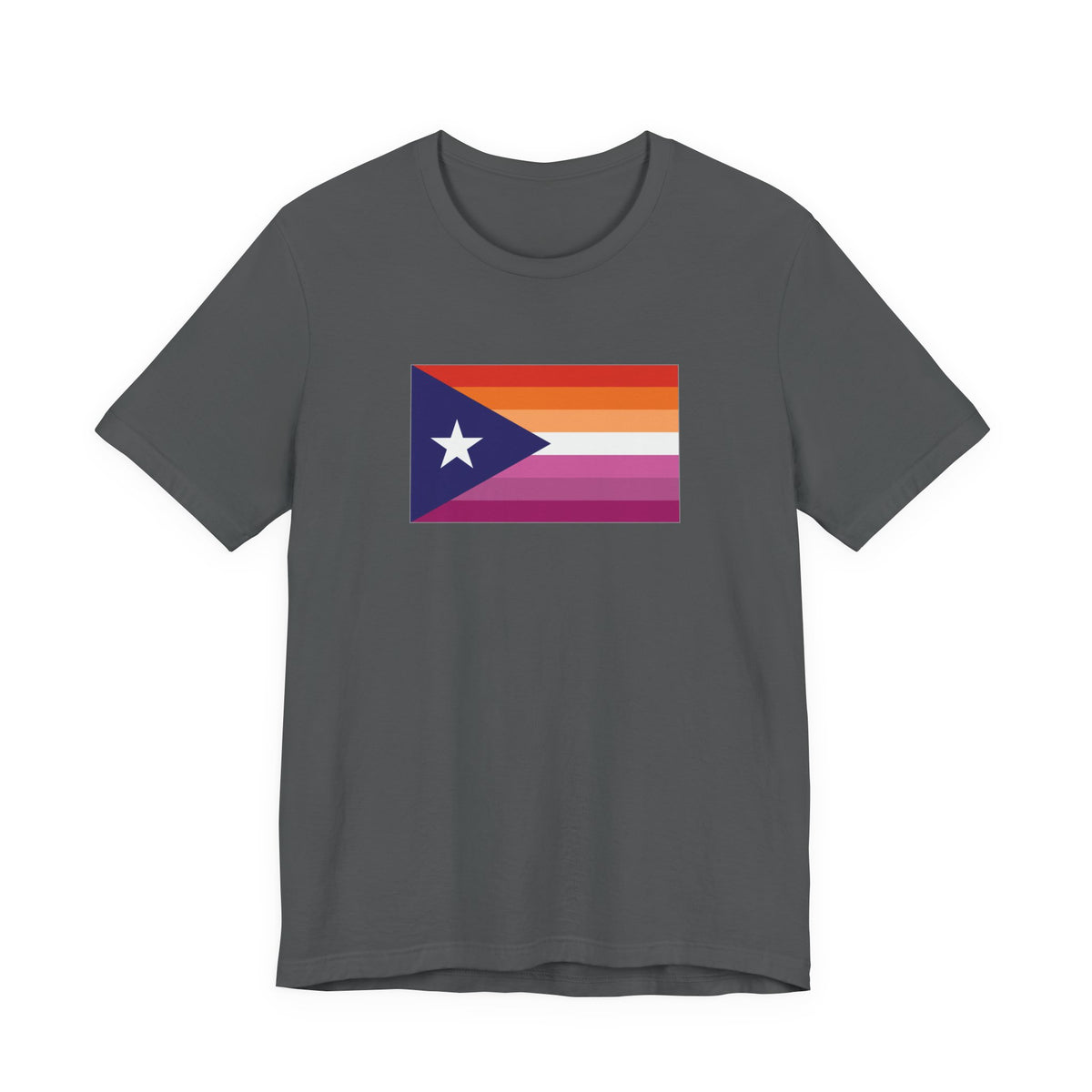 Puerto Rico Lesbian Pride Flag T-shirt, Several Color Options