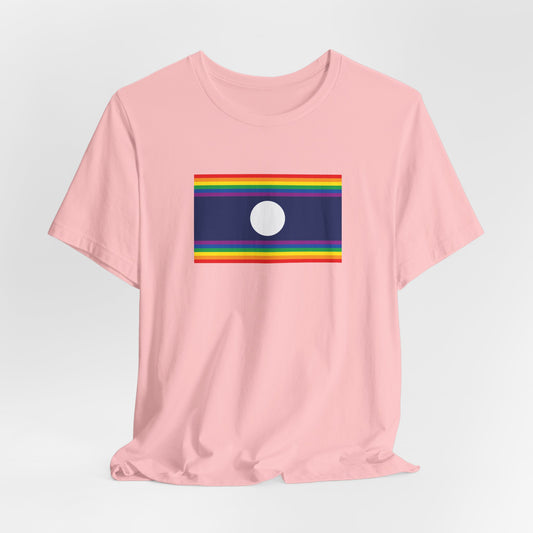 Laos Rainbow Pride Flag T-shirt, Several Color Options