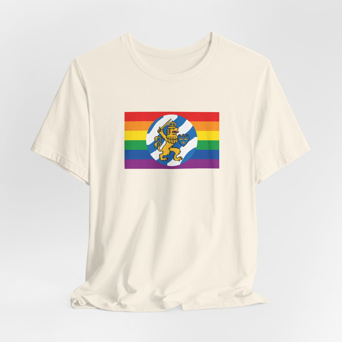 Gothenburg, Sweden Rainbow Pride Flag T-shirt, Several Color Options