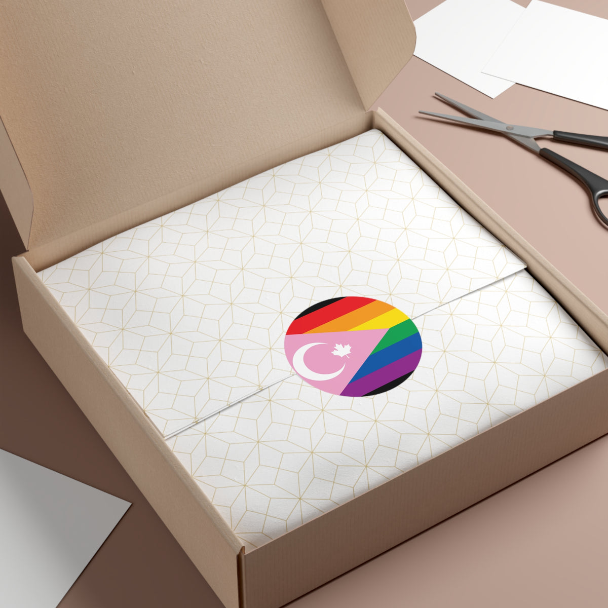 Queer Muslim Community Canada Pride Flag Vinyl Sticker