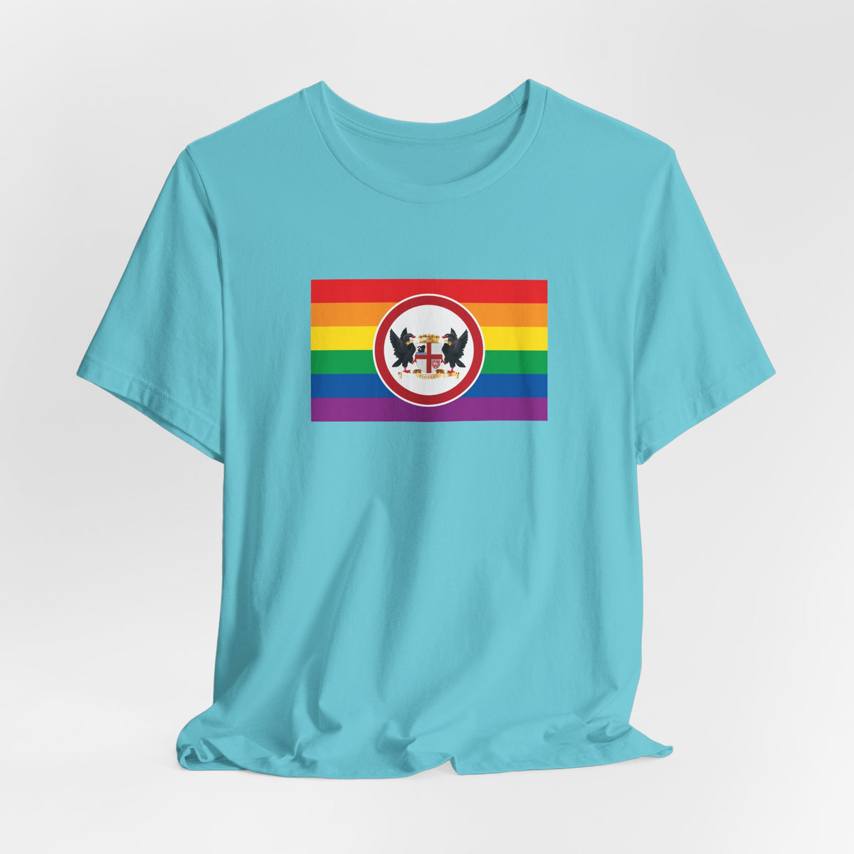Perth, Australia Rainbow Pride Flag T-shirt, Several Color Options