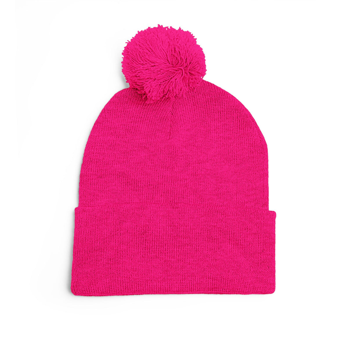 SKI GAY Pom Pom Beanie - white deco