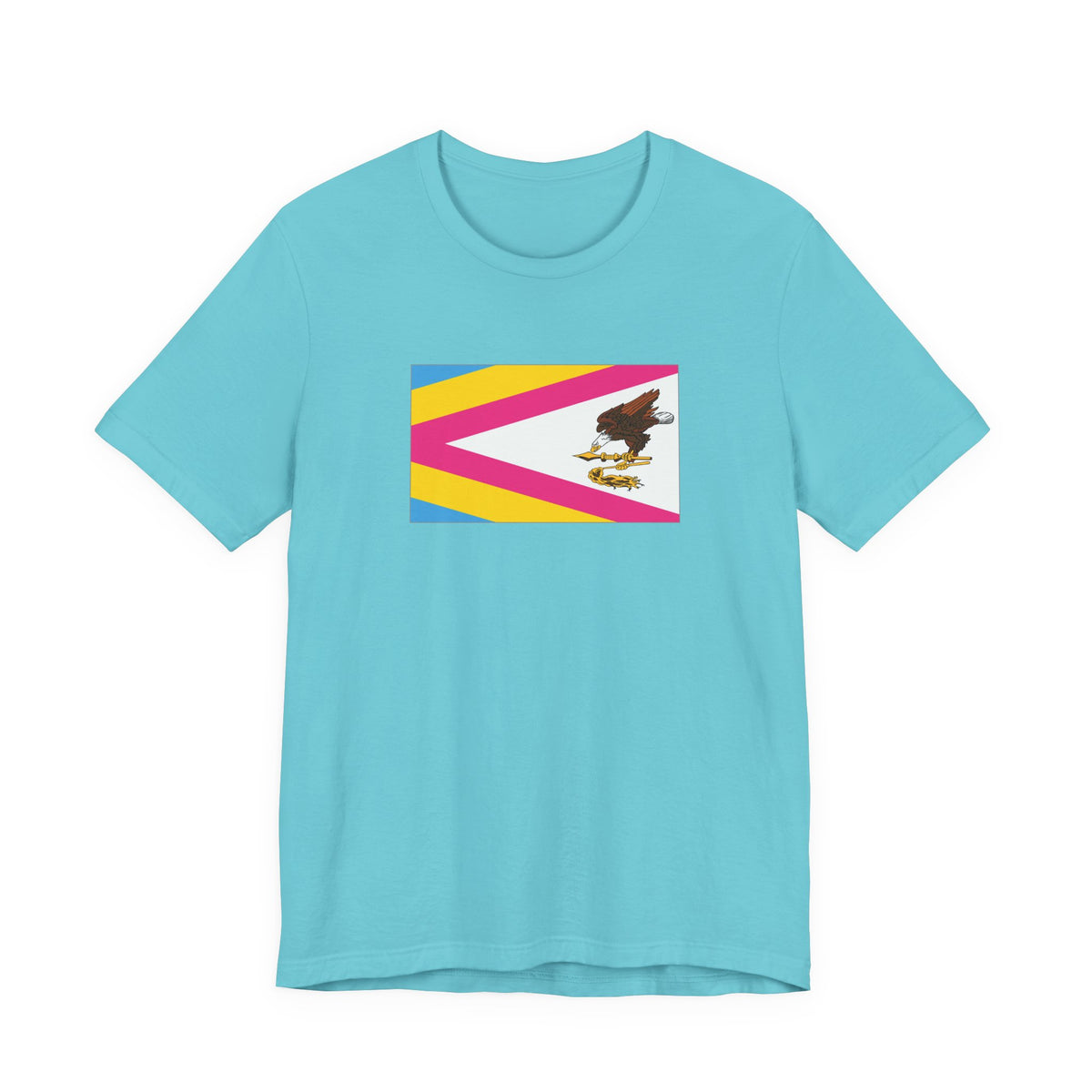 American Samoa Pansexual Pride Flag T-shirt, Several Color Options