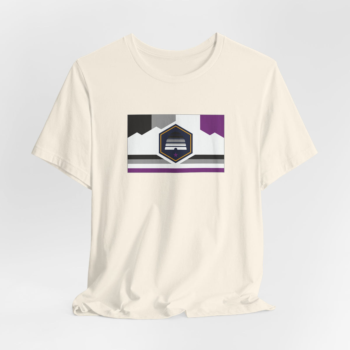 Utah Asexual Pride Flag T-shirt, Several Color Options