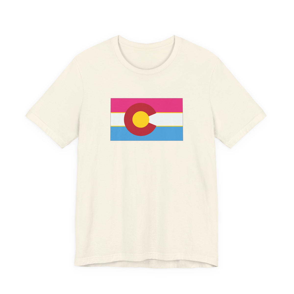 Colorado Pansexual Pride Flag T-shirt, Several Color Options