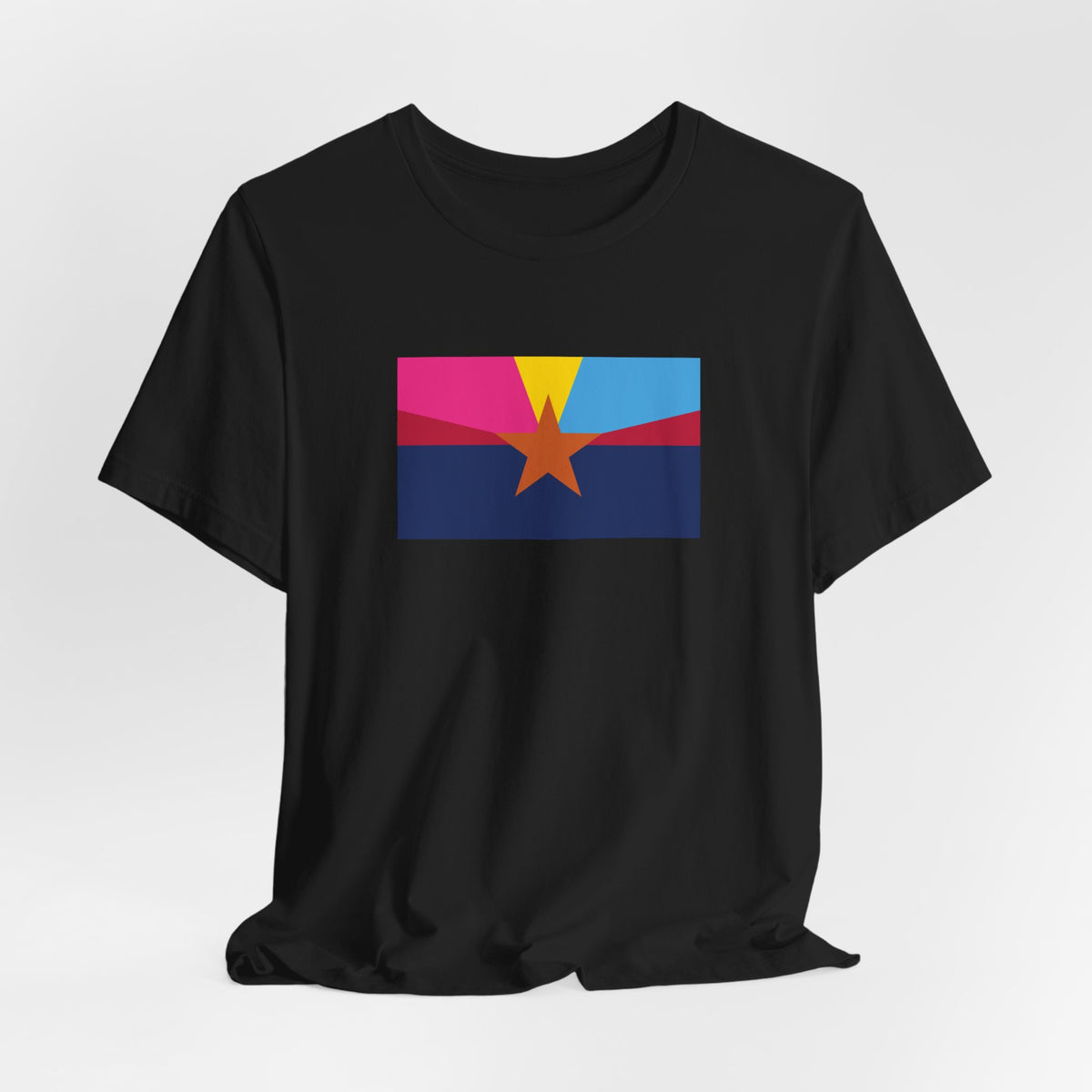 Arizona Pansexual Pride Flag T-shirt, Several Color Options