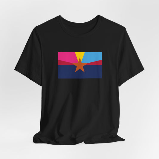 Arizona Pansexual Pride Flag T-shirt, Several Color Options