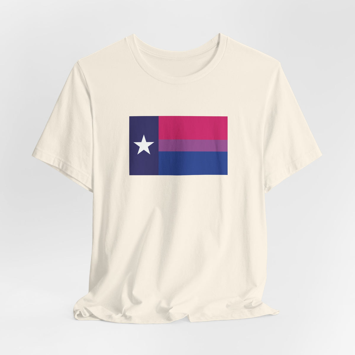 Texas Bisexual Pride Flag T-shirt, Several Color Options