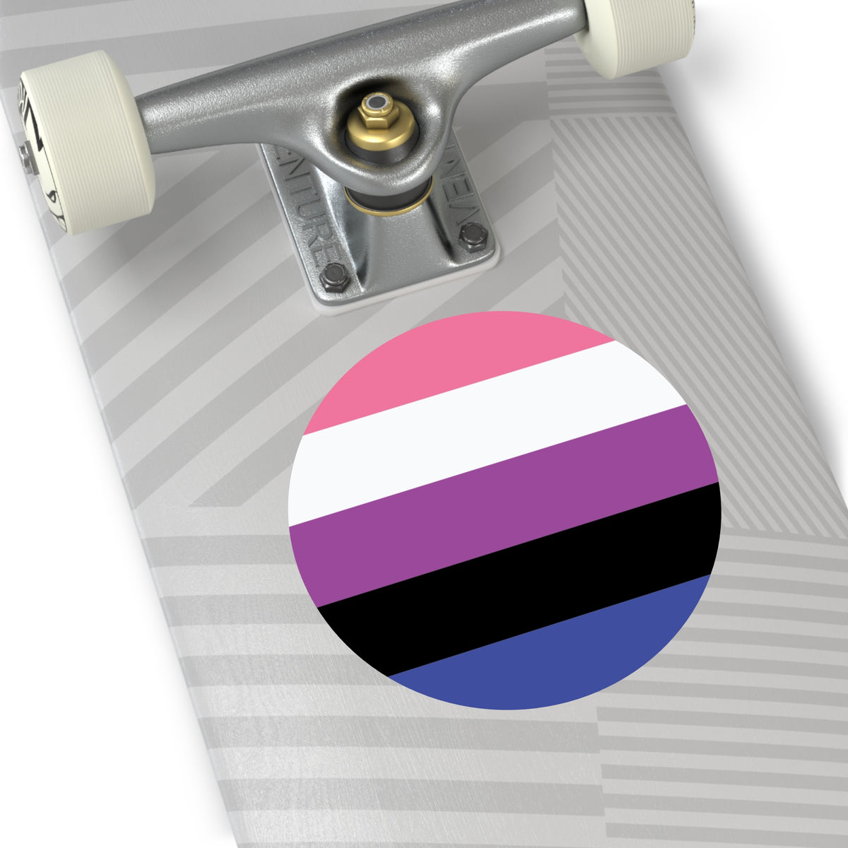 Genderfluid Pride Flag Vinyl Sticker