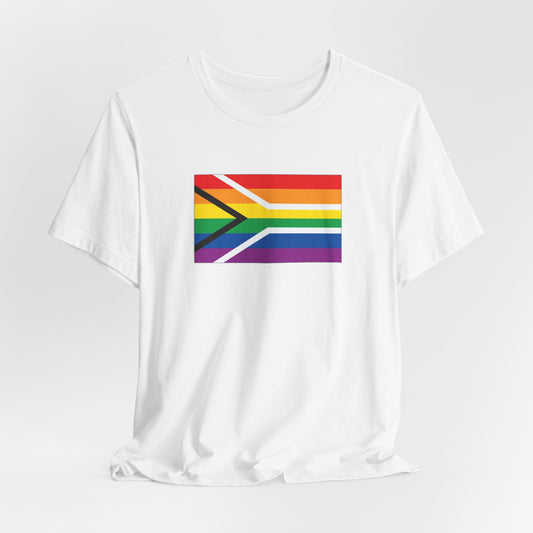 South Africa Rainbow Pride Flag T-shirt, Several Color Options