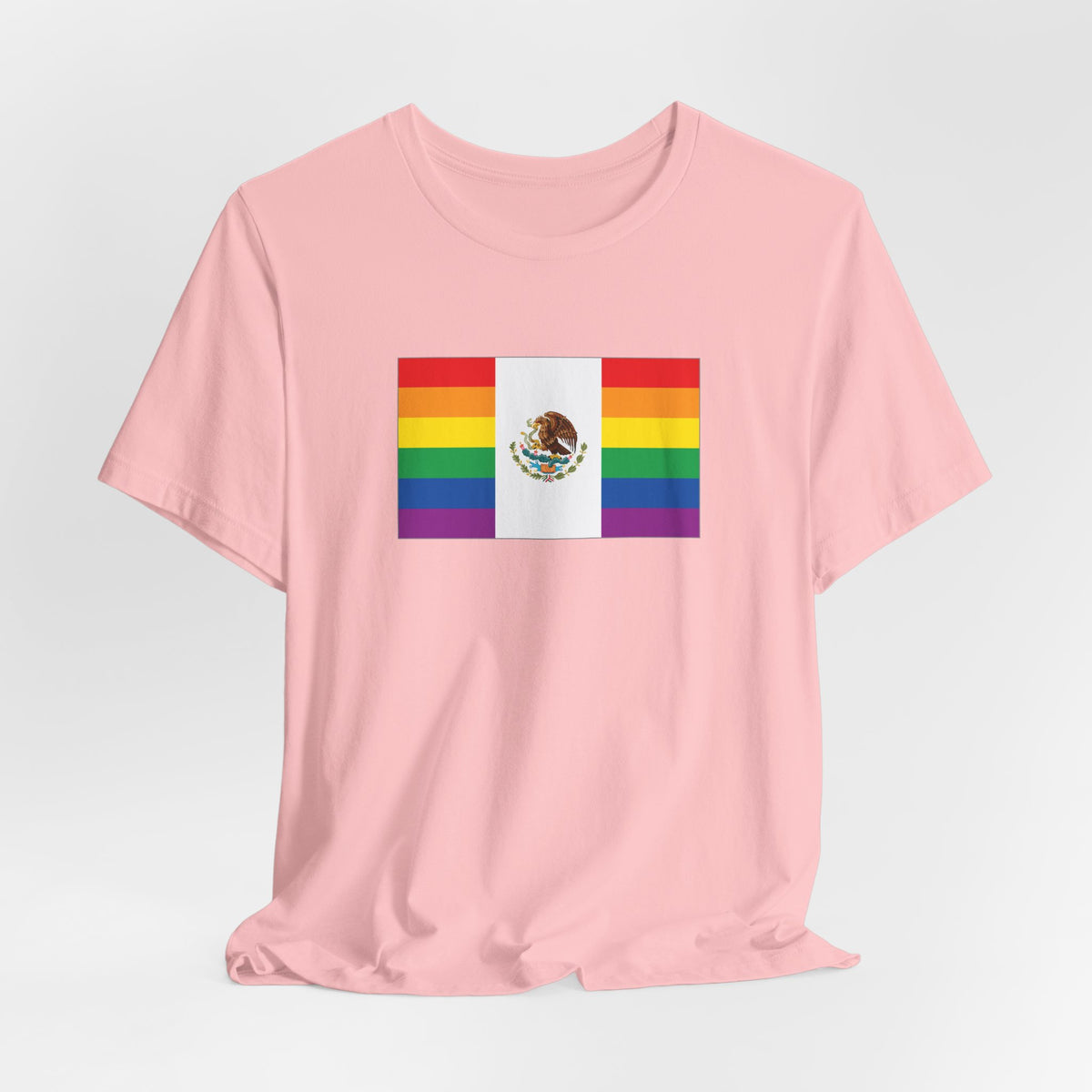 Mexico Rainbow Pride Flag T-shirt, Several Color Options
