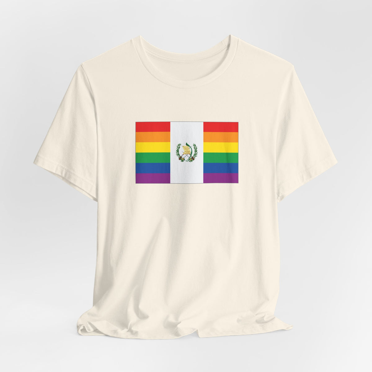 Guatemala Rainbow Pride Flag T-shirt, Several Color Options