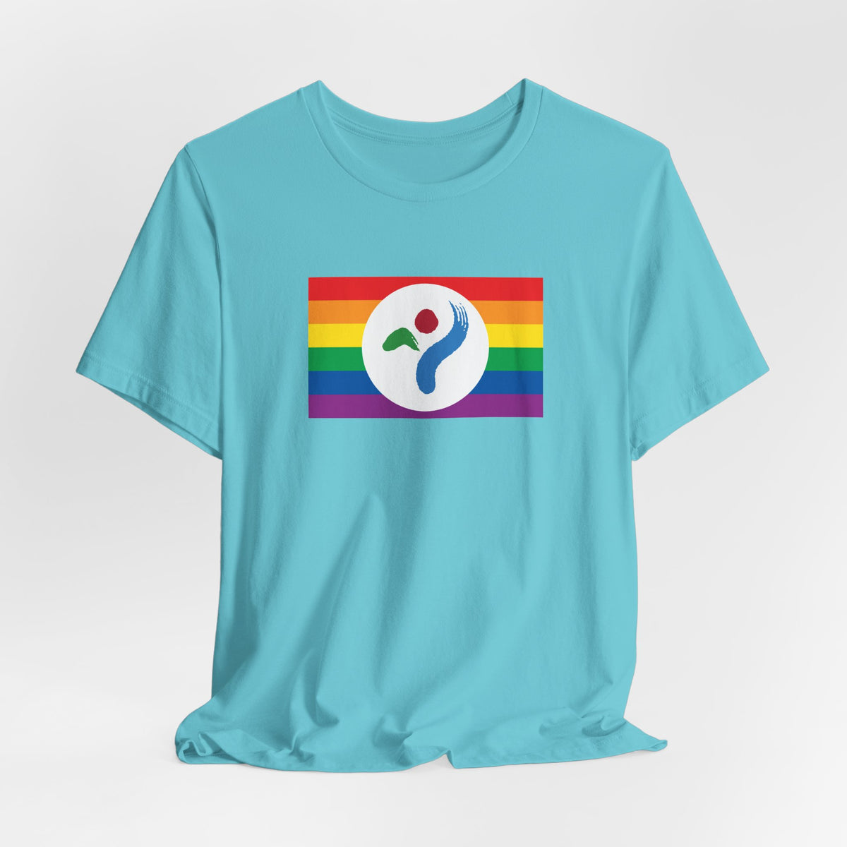 Seoul, South Korea Rainbow Pride Flag T-shirt, Several Color Options