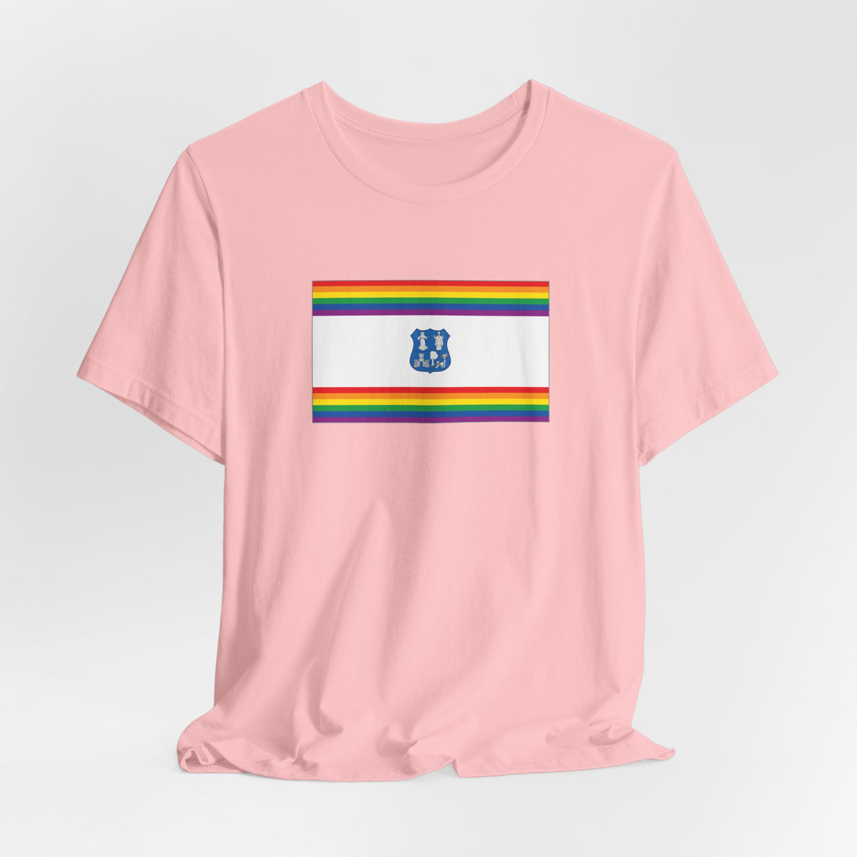 Asunción, Paraguay Rainbow Pride Flag T-shirt, Several Color Options