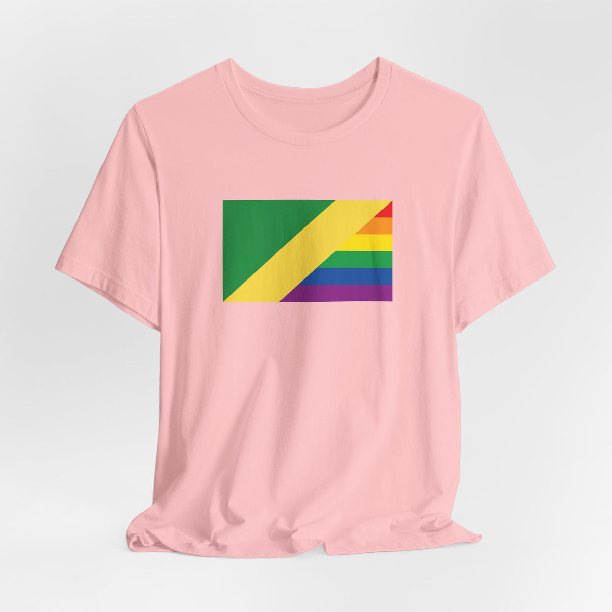 Republic of the Congo Rainbow Pride Flag T-shirt, Several Color Options