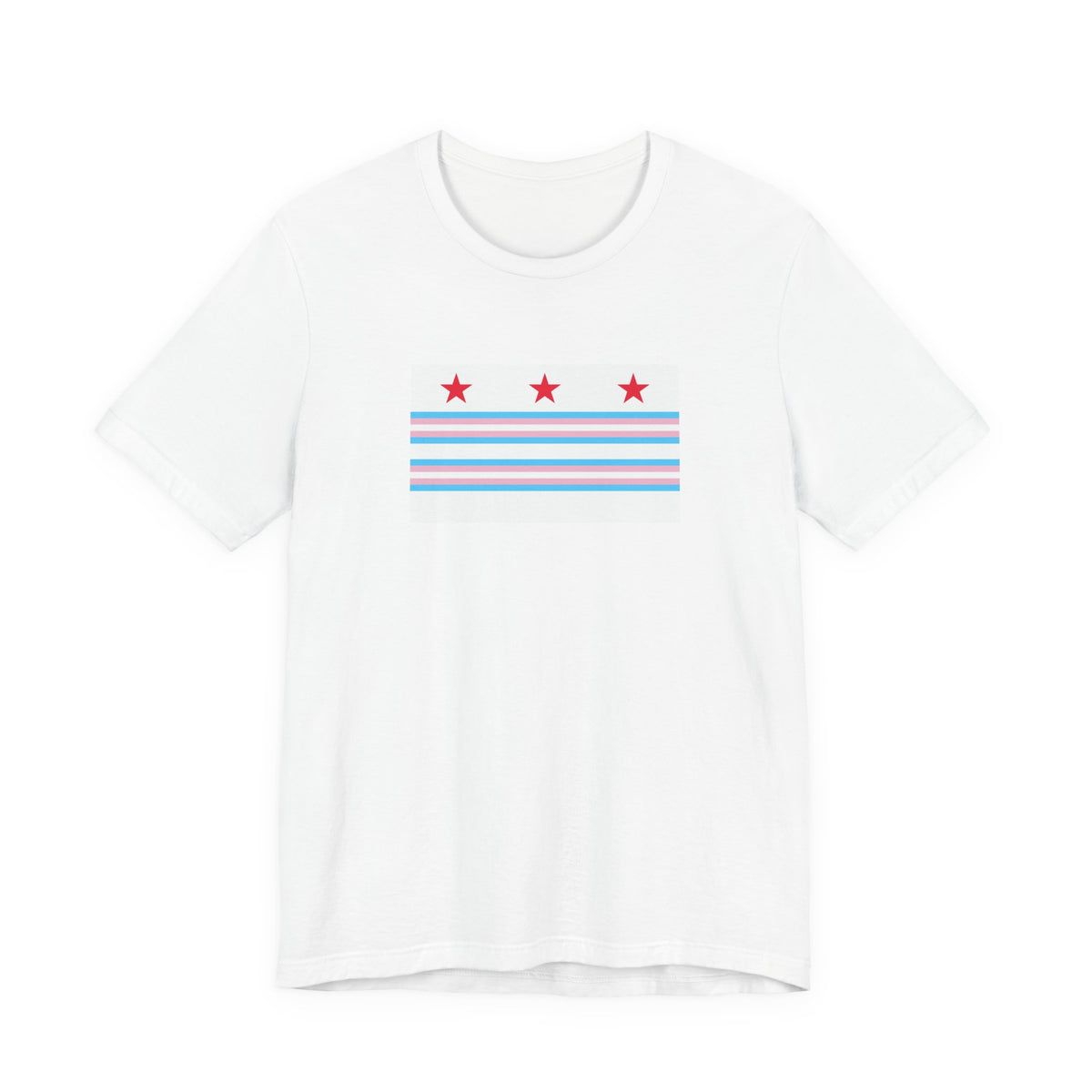 Washington, D.C. Transgender Pride Flag T-shirt, Several Color Options