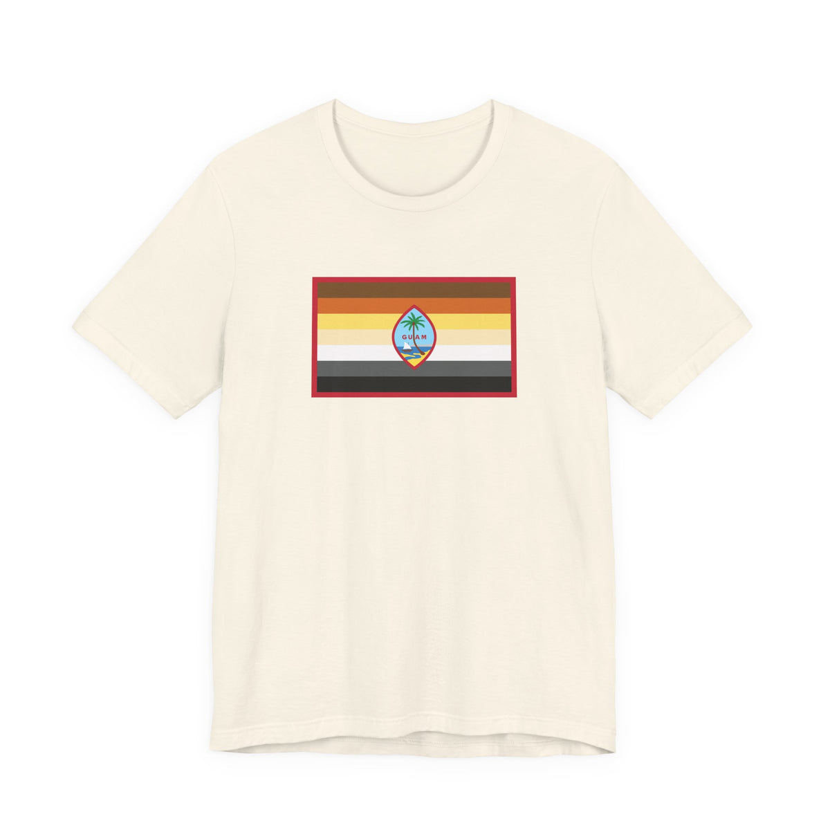 Guam Bear Pride Flag T-shirt, Several Color Options