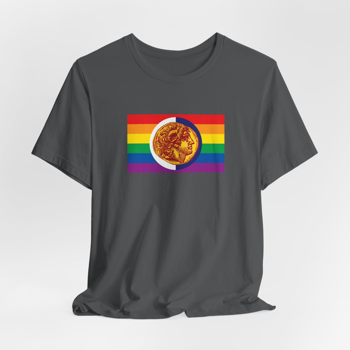 Thessaloniki, Greece Rainbow Pride Flag T-shirt, Several Color Options