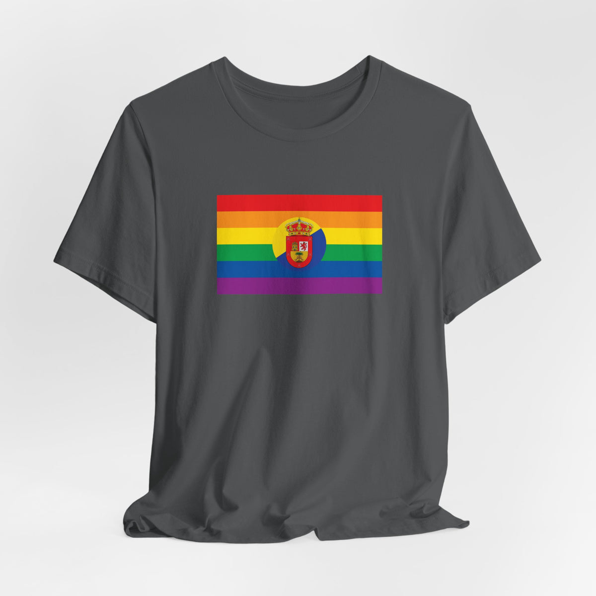 Gran Canaria, Spain Rainbow Pride Flag T-shirt, Several Color Options