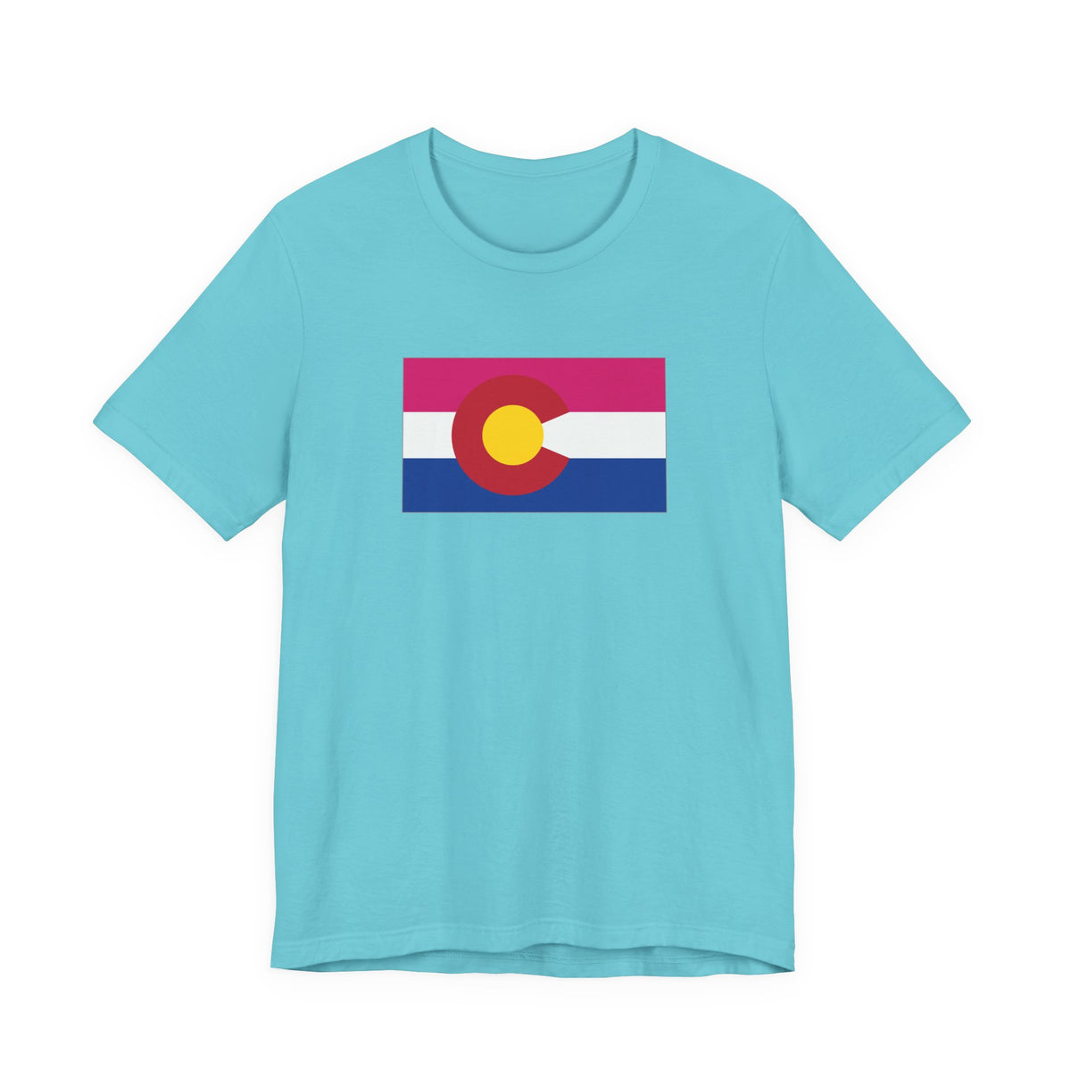 Colorado Bisexual Pride Flag T-shirt, Several Color Options