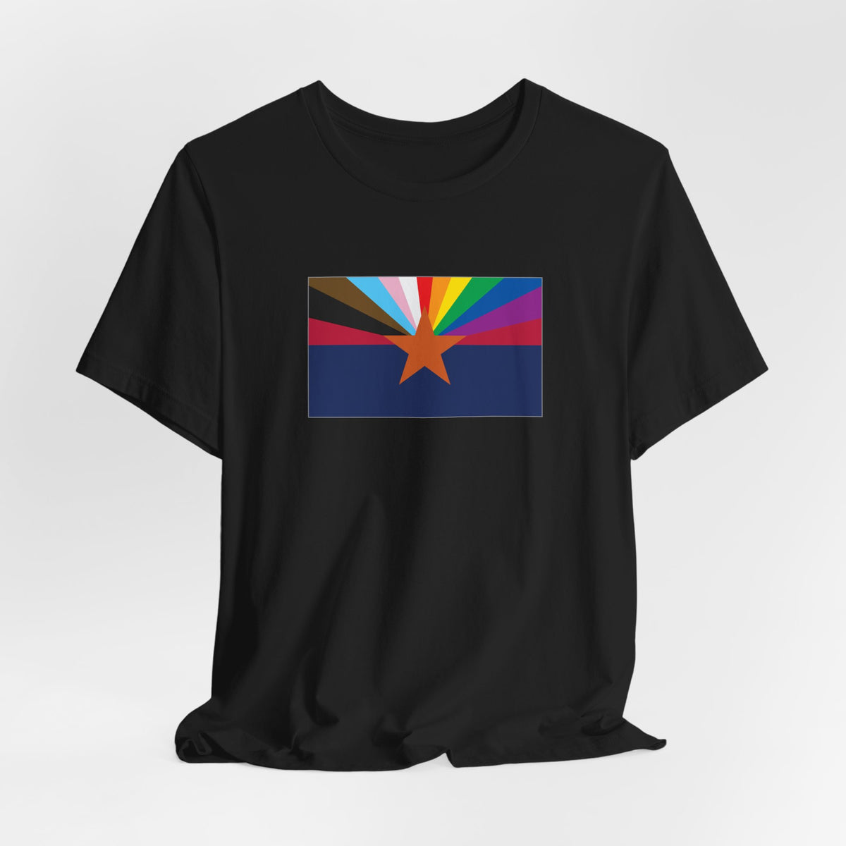Arizona Rainbow Pride Flag T-shirt, Several Color Options