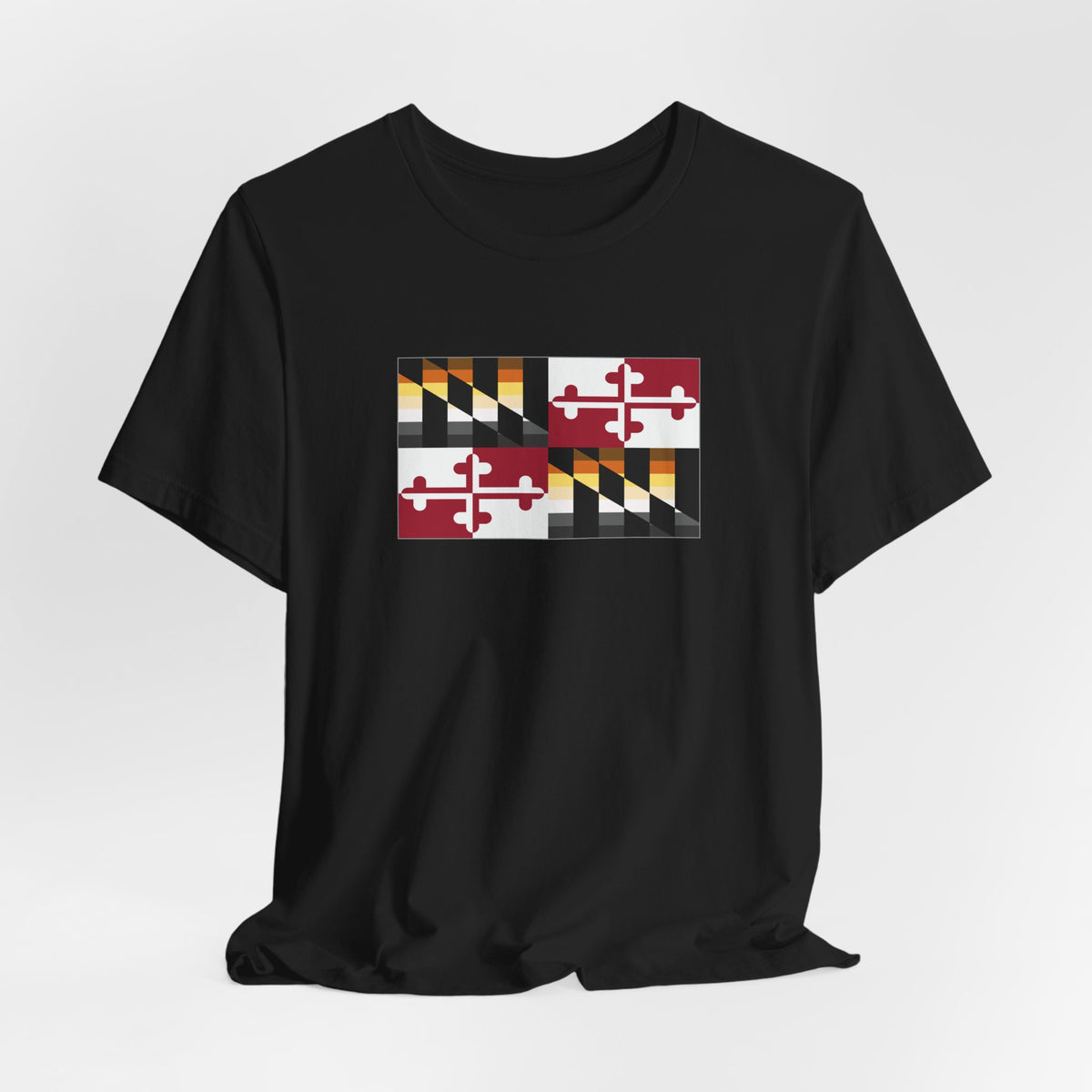Maryland Bear Pride Flag T-shirt, Several Color Options