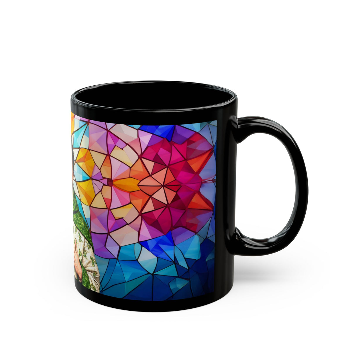 The Radiant Heart of Our Patron Saint of the Denied,  St. Luigi Black Mug