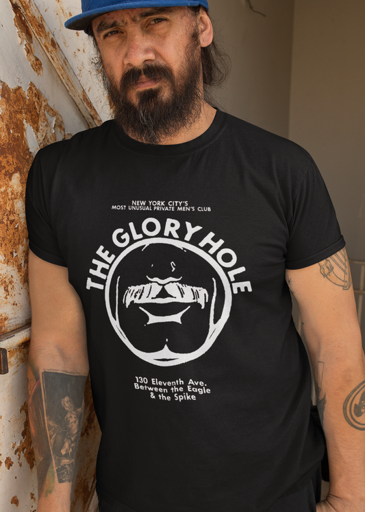 THE GLORY HOLE T-shirt — Vintage NYC Men's Club Tee