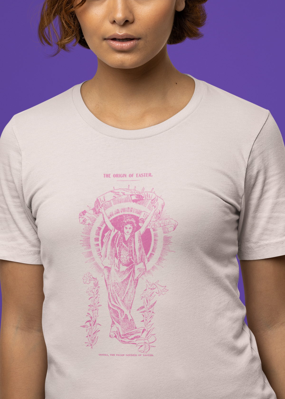 The Origin of Easter: Ostara, Victorian design T-shirt, Several Color Options